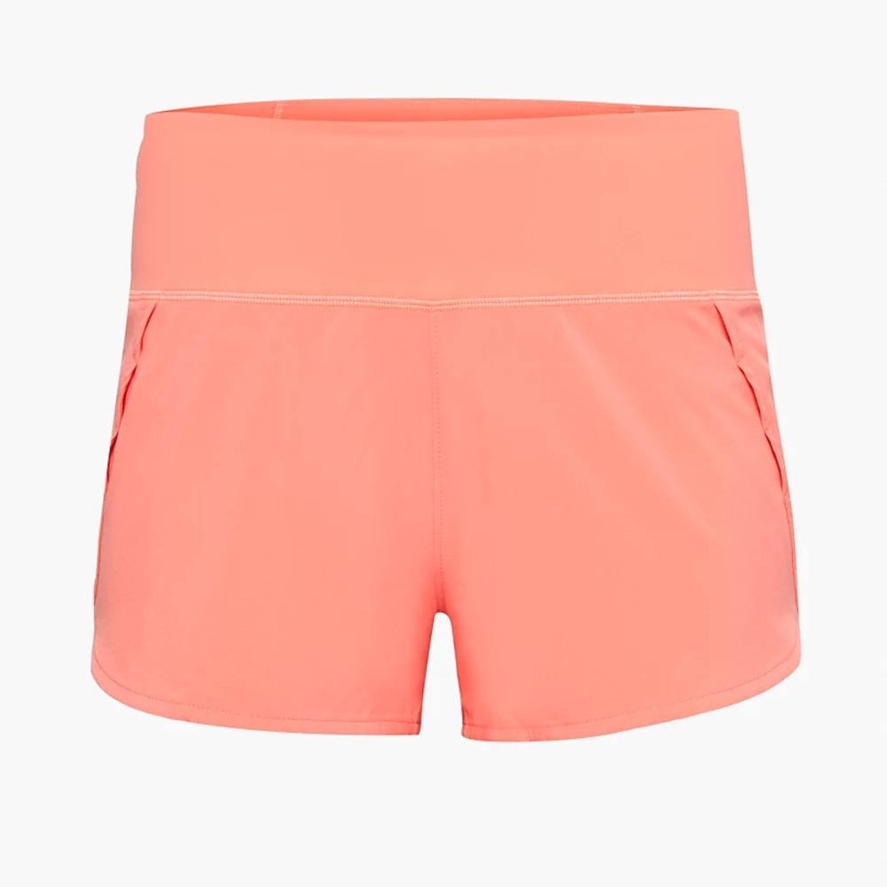 Aritzia TNAmove race short, strawberry sorbet, orange size xs